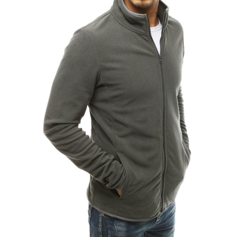 Bluza męska rozpinana ciemnoszara BX4772