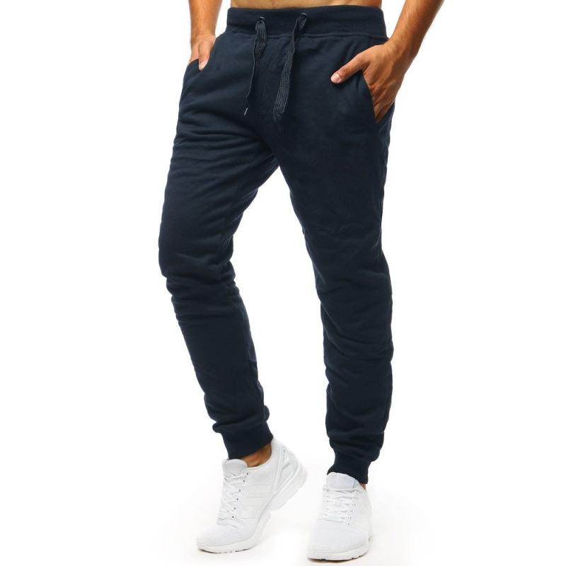 Pánské tmavě modrá tepláky