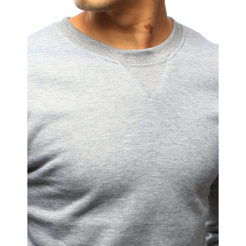 Férfi kapucnis pulóver, szürke