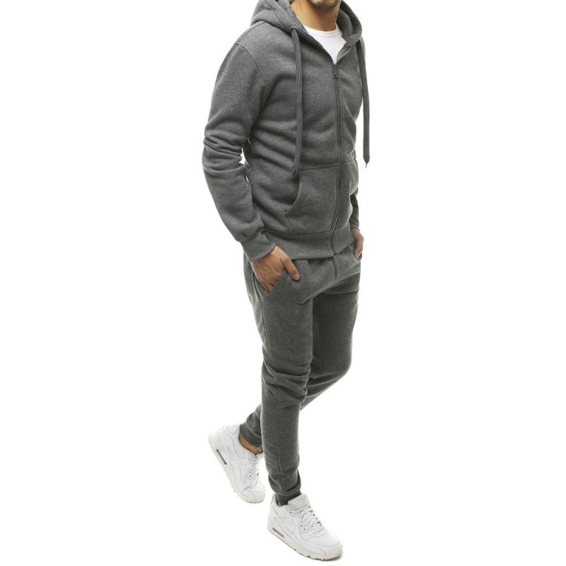 Pánská tepláková souprava šedá ax0303