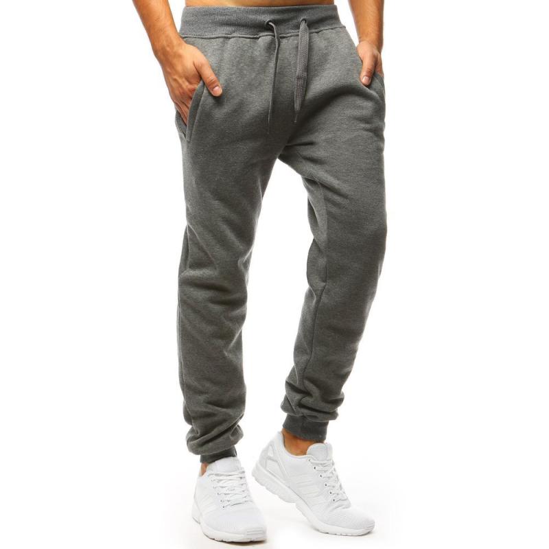 Pánské tepláky tmavě šedá