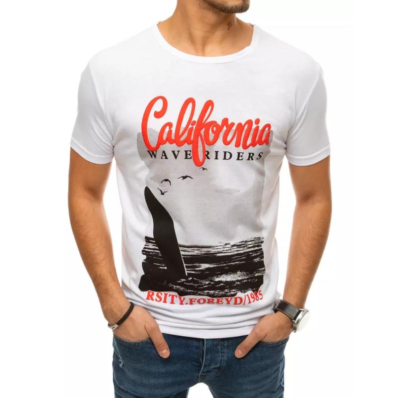 Pánské tričko CALIFORNIA bílé rx4378