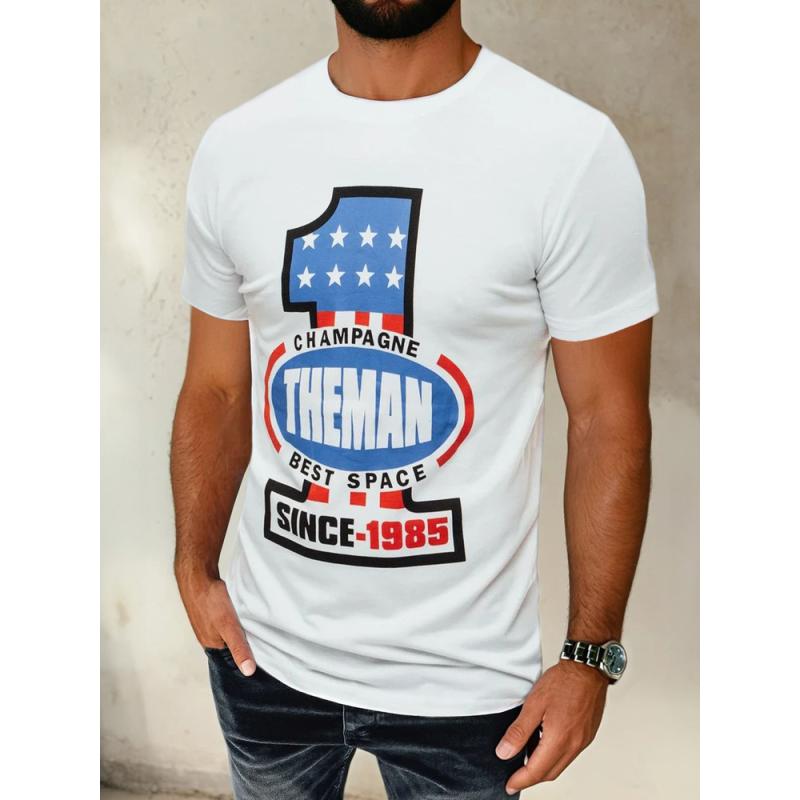 Pánské tričko ONE bílé rx4406