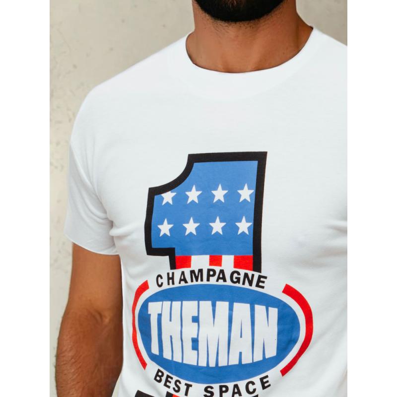 Pánské tričko ONE bílé rx4406