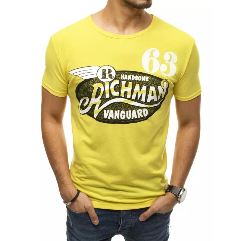 Pánské tričko RICHMAN žluté rx4421