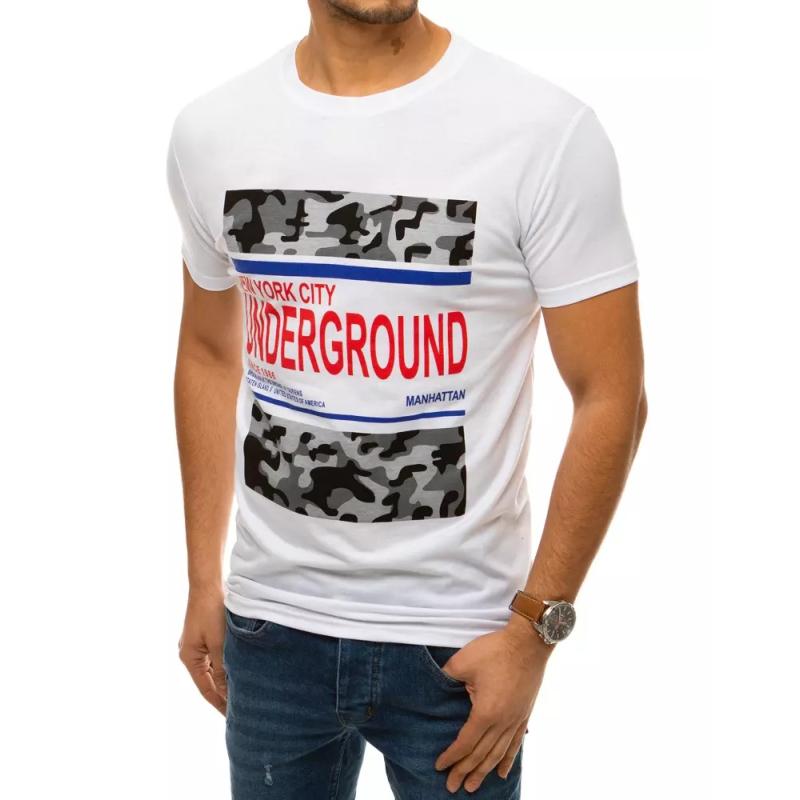 Pánské tričko UNDERGROUND bílé rx4401