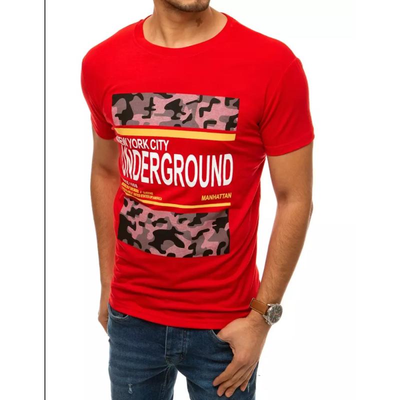 Pánské tričko UNDERGROUND červené rx4403