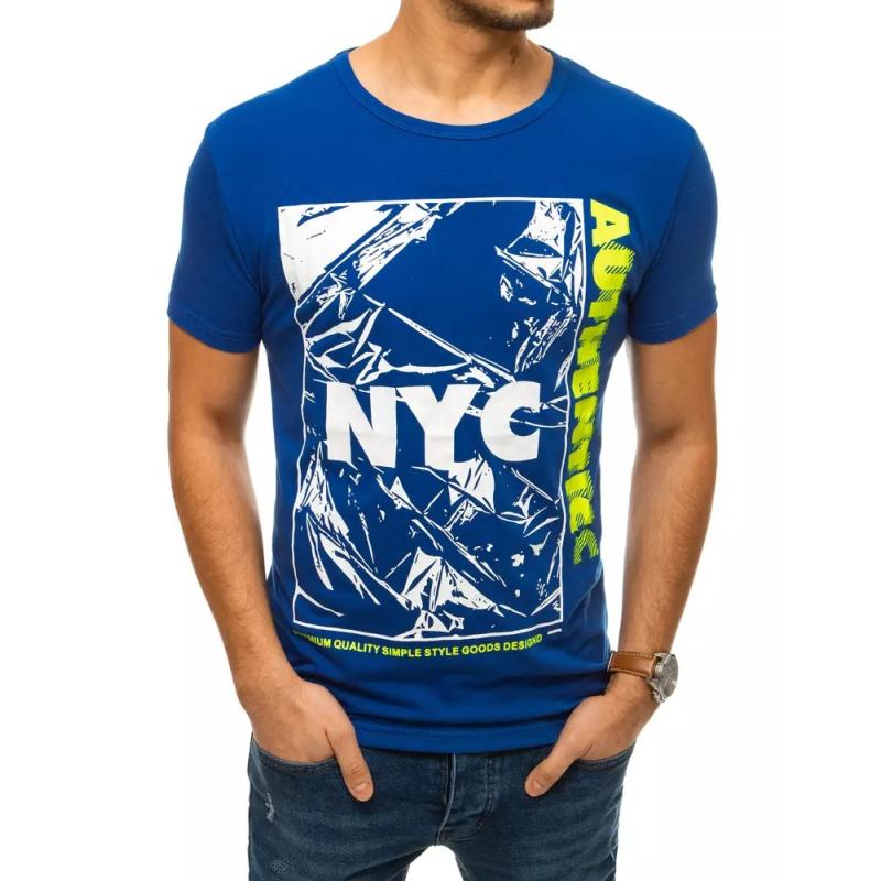 Pánské tričko NYC modré rx4409