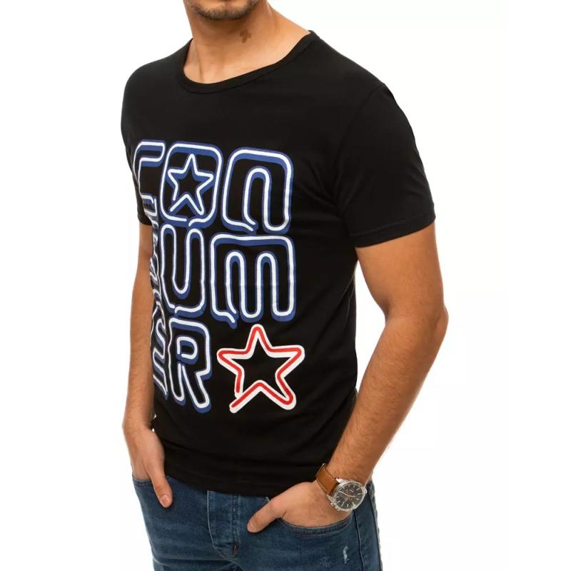 Pánske tričko STAR čierne rx4444