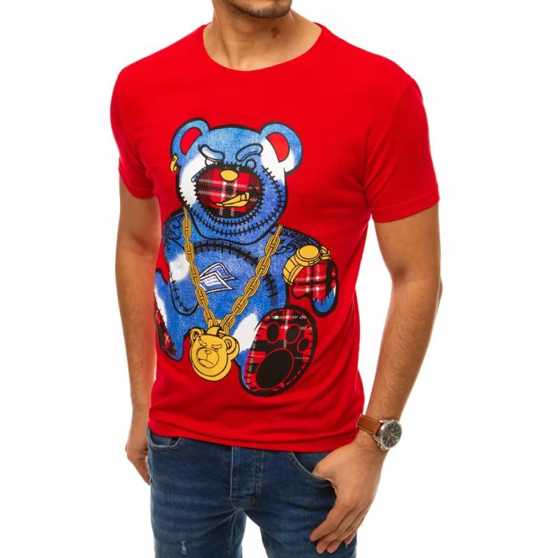 Pánske tričko červenej BEAR