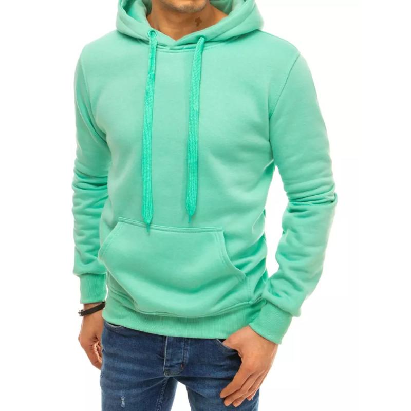 Pánska mikina s kapucňou mint