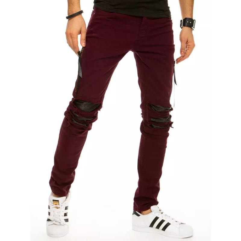 Pánska rifle červené YOUTH