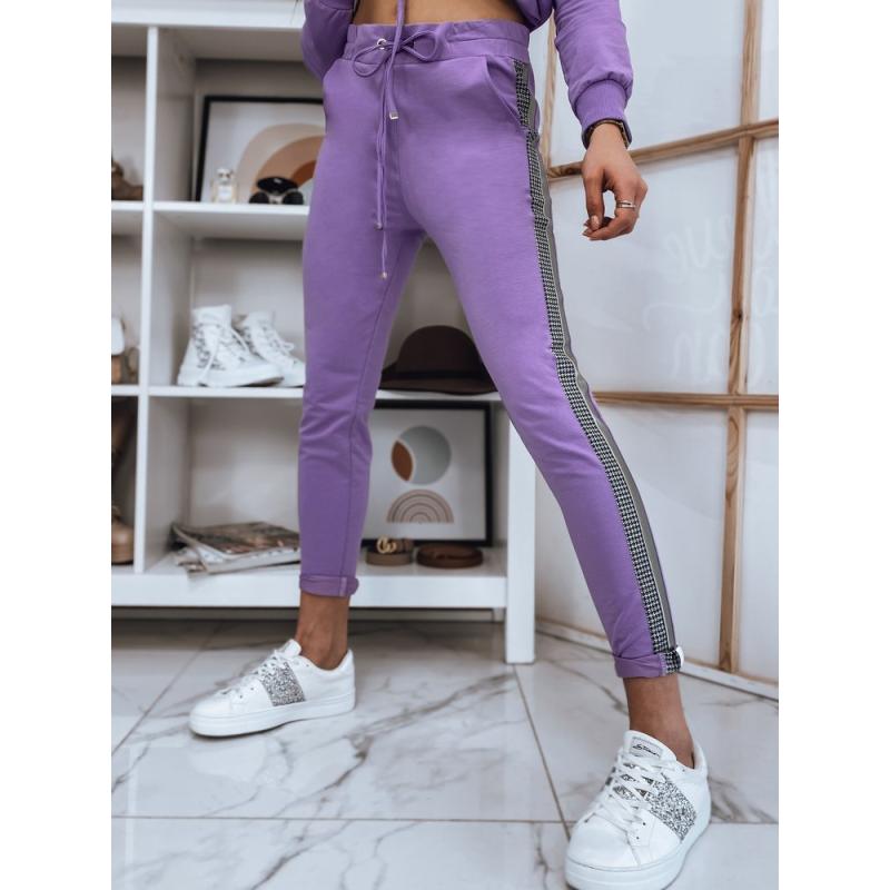 Dámské teplákové kalhoty ELEN fialová 