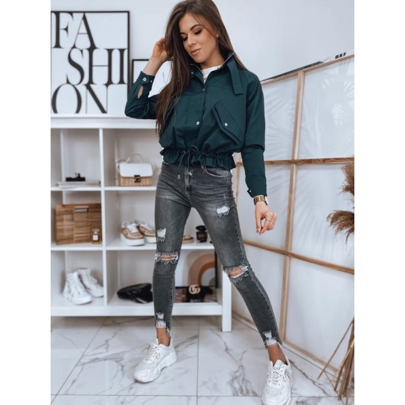 Női bomberdzseki SISI zöld