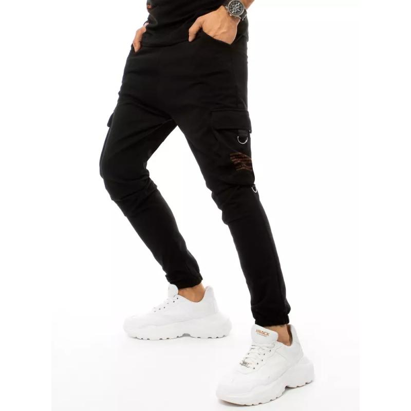 Férfi póló és joggers szett fekete