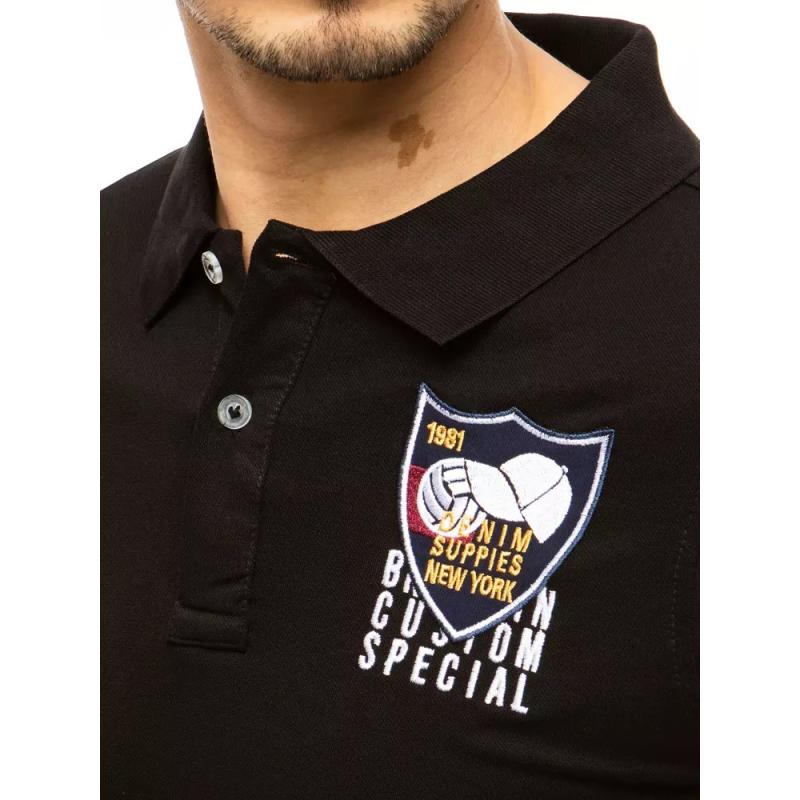 Pánské tričko s potiskem černé CAP