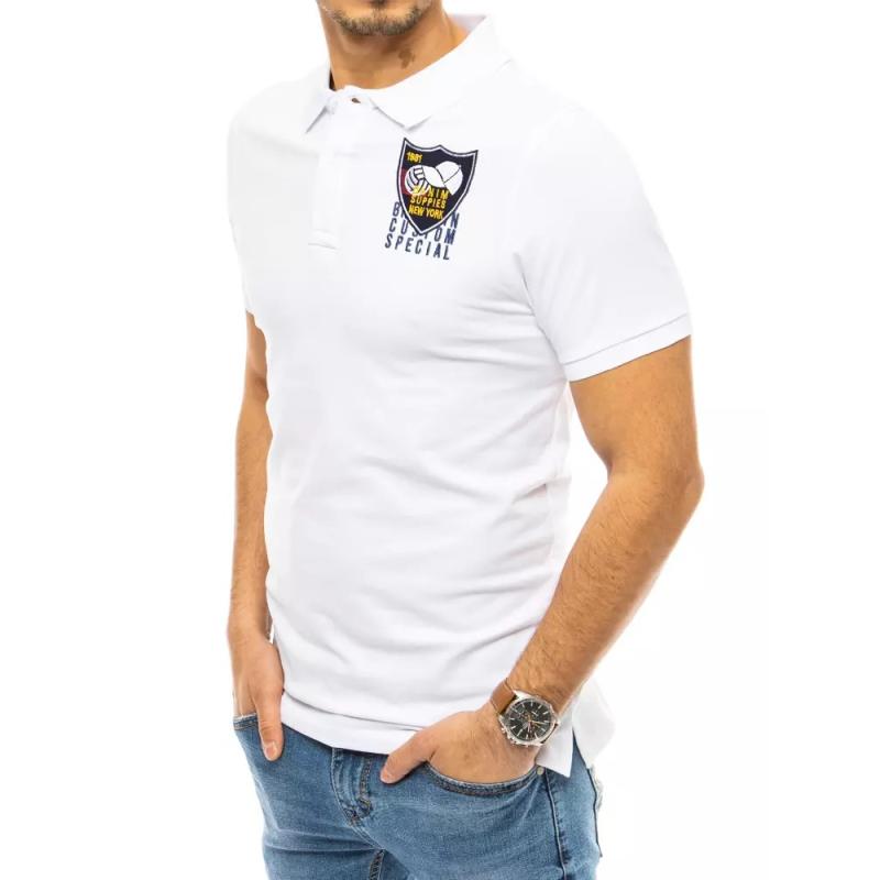 Pánske tričko s potlačou bielej CAP