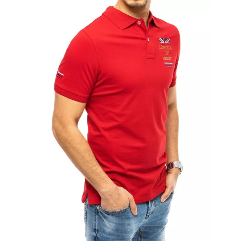 Pánské tričko s potiskem červené LONDON