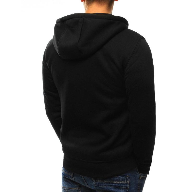 Pánská módní mikina rozepínací černá