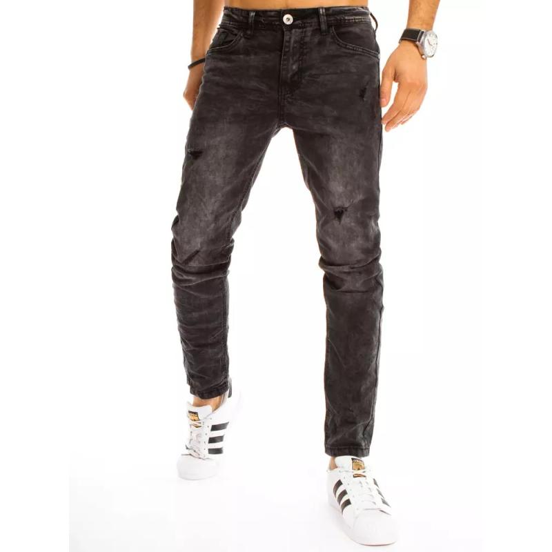 Pánske džínsové nohavice čierne