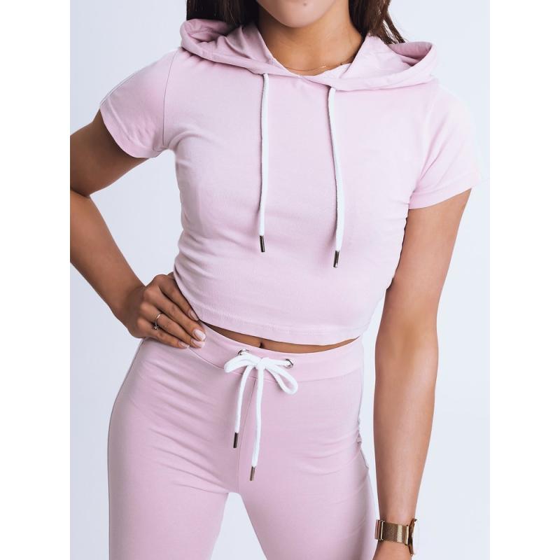 Dámská tepláková souprava s pruhem FELIA fialová