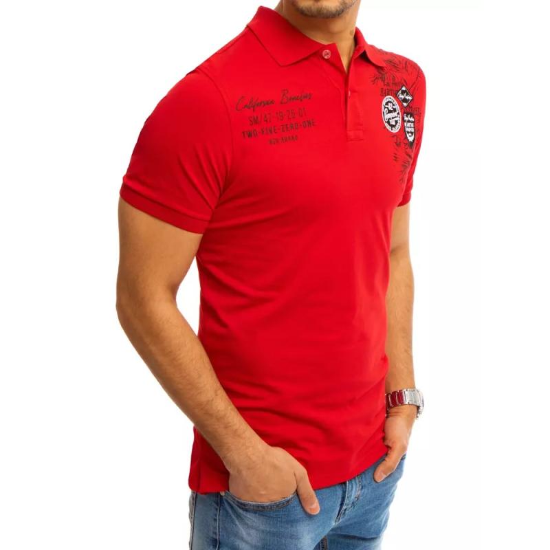 Polokošile s potiskem červená