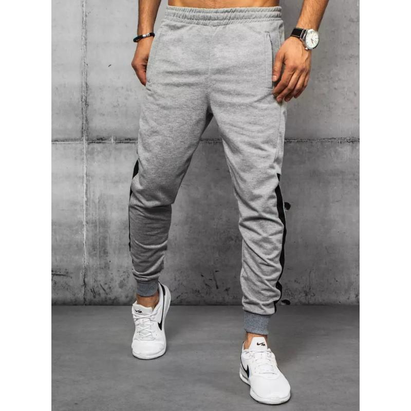 Férfi melegítőnadrág világosszürke