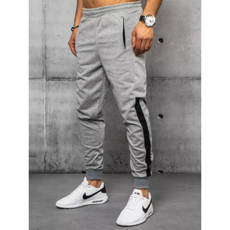 Férfi melegítőnadrág világosszürke