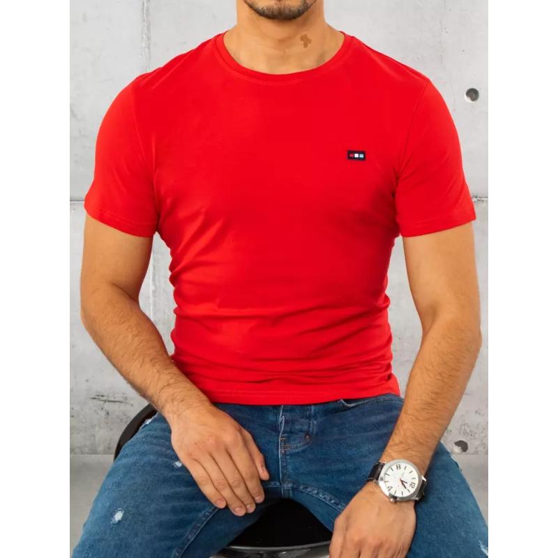 Pánska jednofarebná červená košeľa