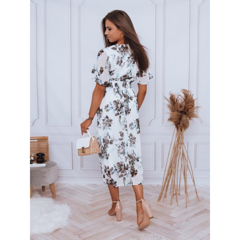 Dámske šaty so vzorom LUNNA šaty biela