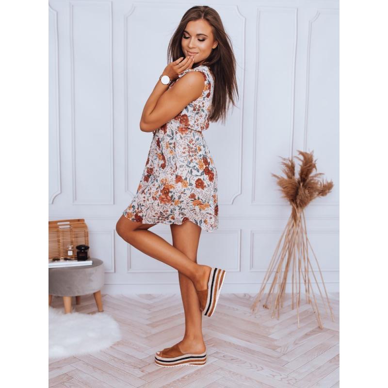 Dámske šaty so vzorom SOPHIE béžová