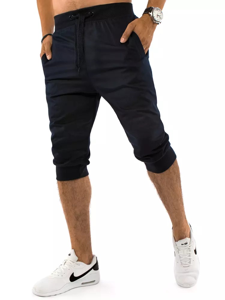 Pánské kraťasy bez potisku černé