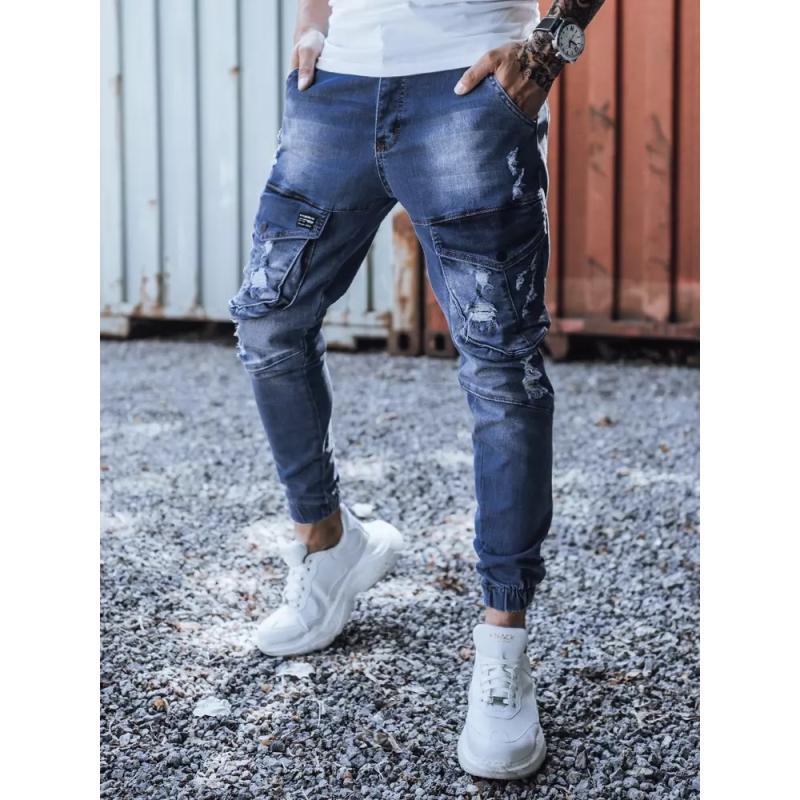 Férfi jogger farmer kék STREET