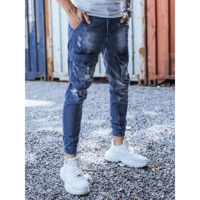 Férfi jogger farmer kék STREET
