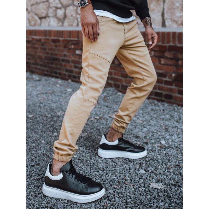 Pánské jogger kalhoty khaki