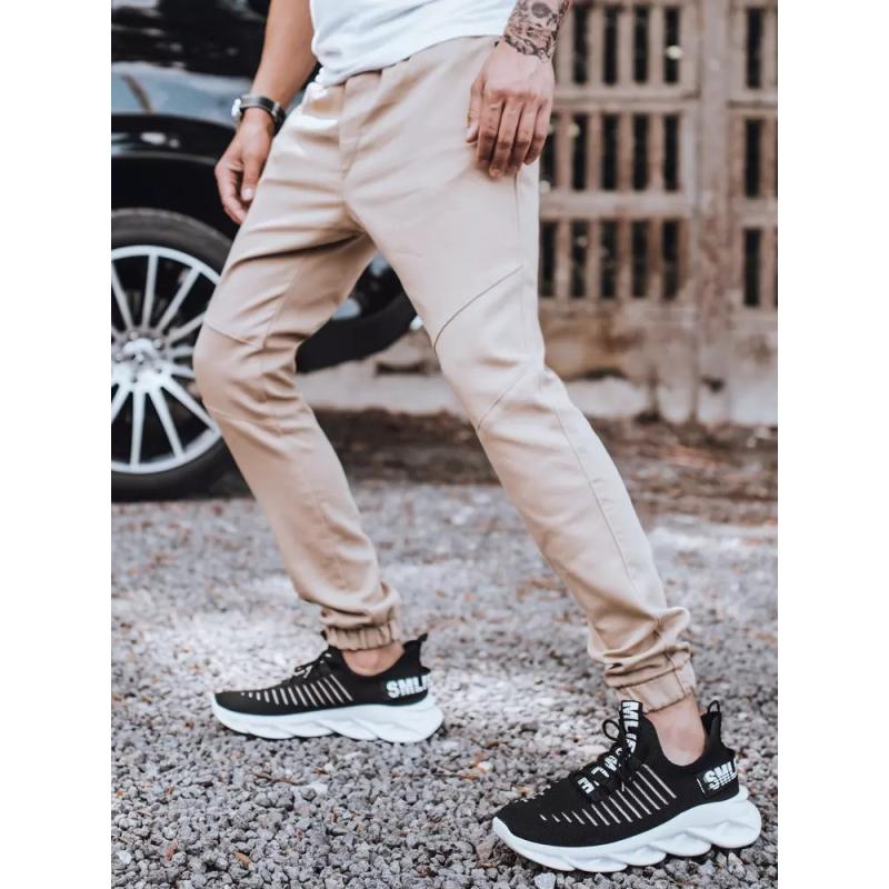 Pánské jogger kalhoty béžové