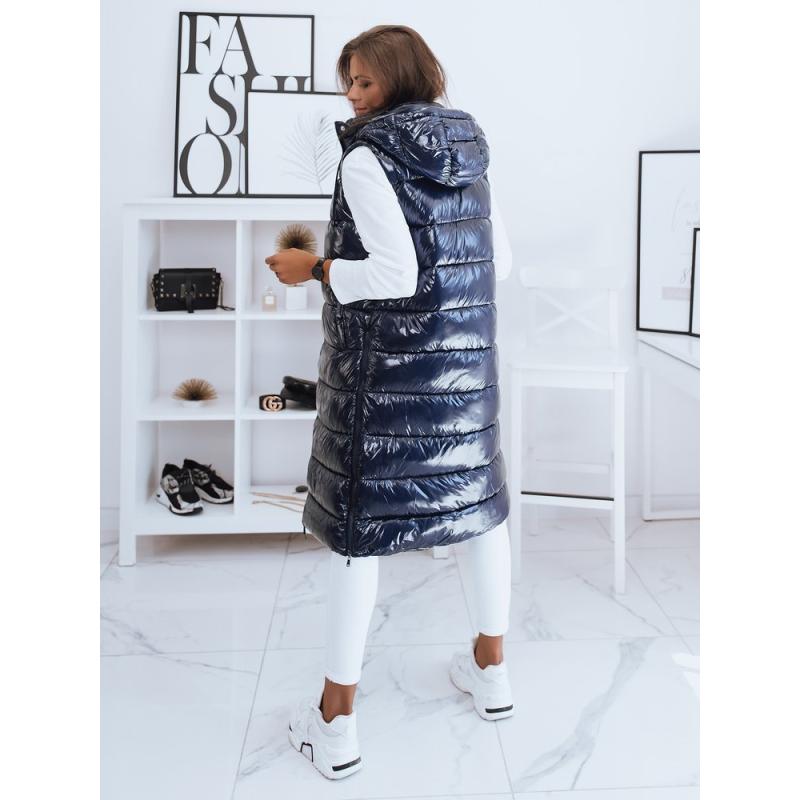 Kamizelka pikowana damska GANTINI niebieska Dstreet TY2015