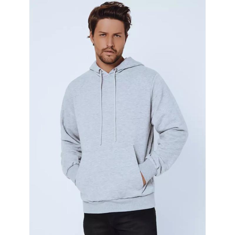 Pánská mikina s kapucí šedá SPORT