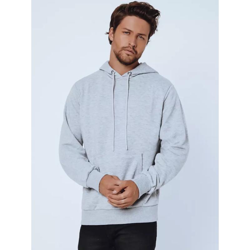 Pánská mikina s kapucí šedá SPORT