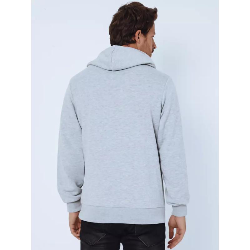 Pánská mikina s kapucí šedá SPORT