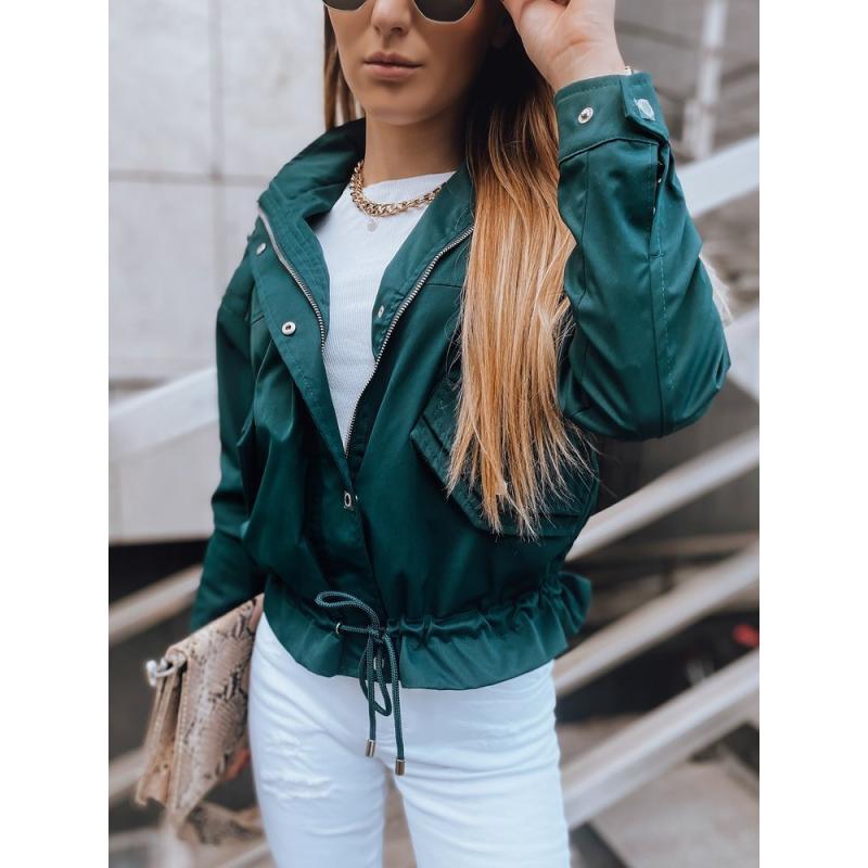 Dámska zimná bomber bunda SISI zelená