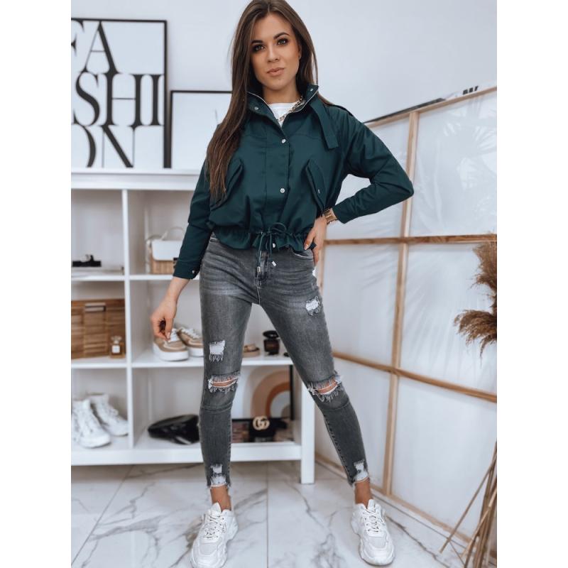 Dámska zimná bomber bunda SISI zelená