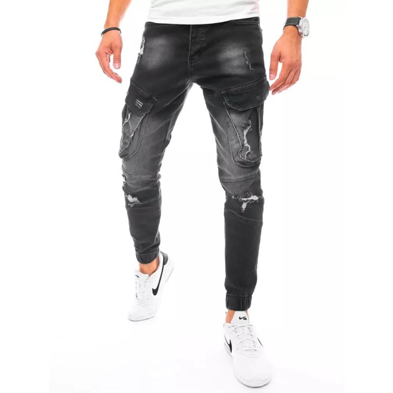 Pánské bojové džíny černá