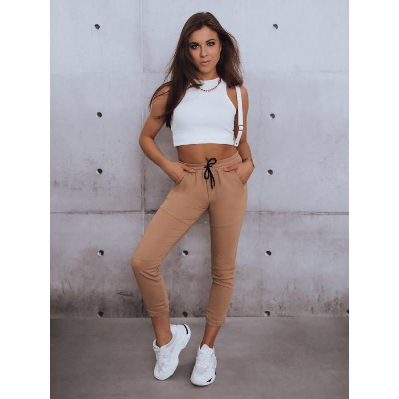 Dámská sportovní tepláky PELLE hnědá