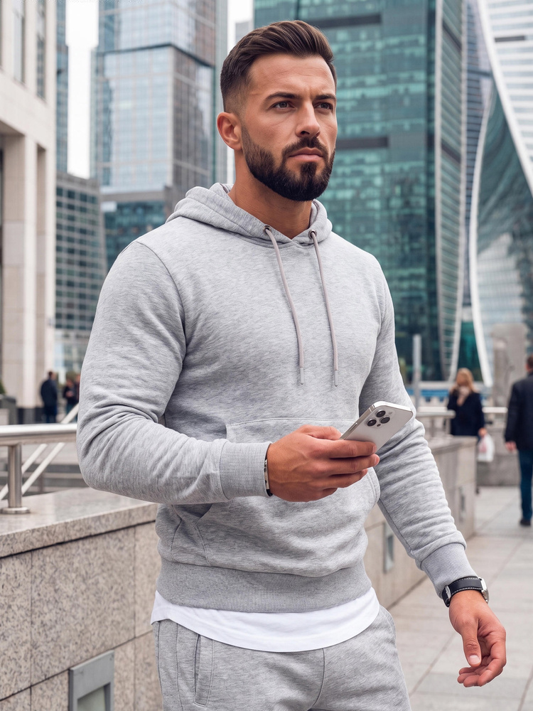 Férfi edzőruha világosszürke SPORT2 - foto 4