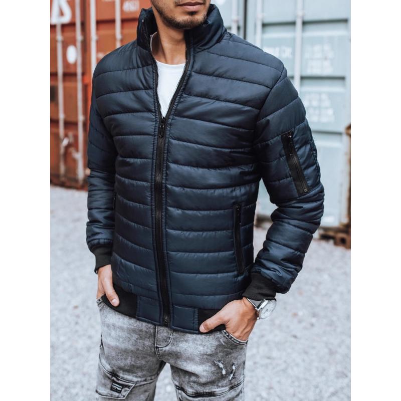 Pánská bunda prošívaná granátová BOMBER