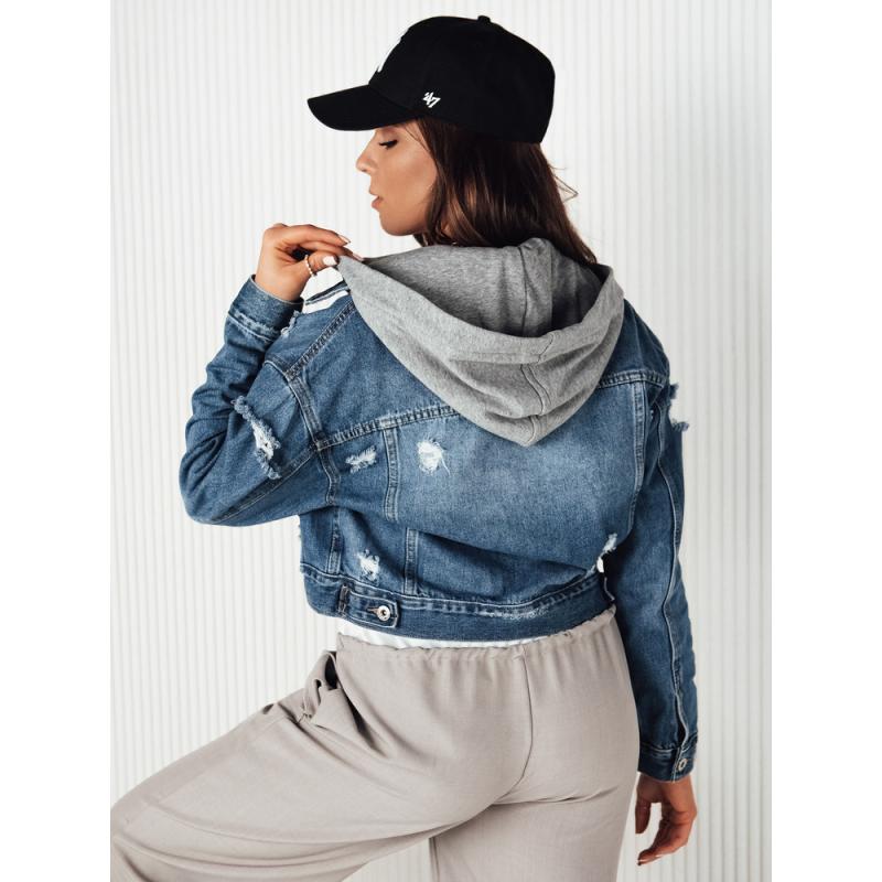 Női farmerdzseki BOOST kék