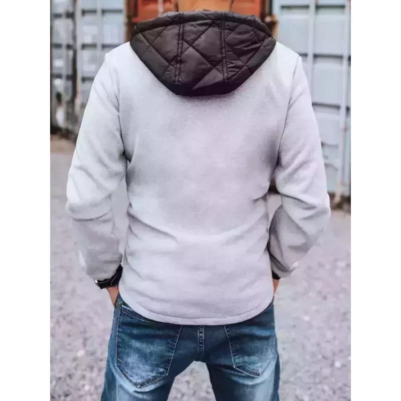 Pánská zimní bunda prošívána s kapucí černá