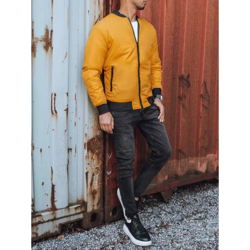 Férfi őszi kabát sárga URBAN