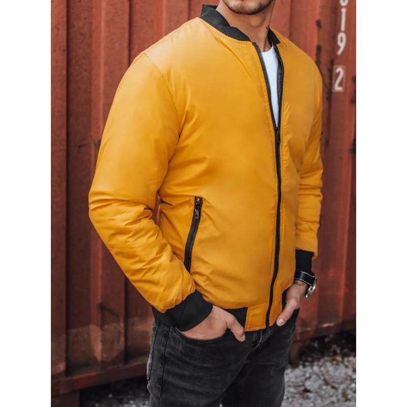 Férfi őszi kabát sárga URBAN